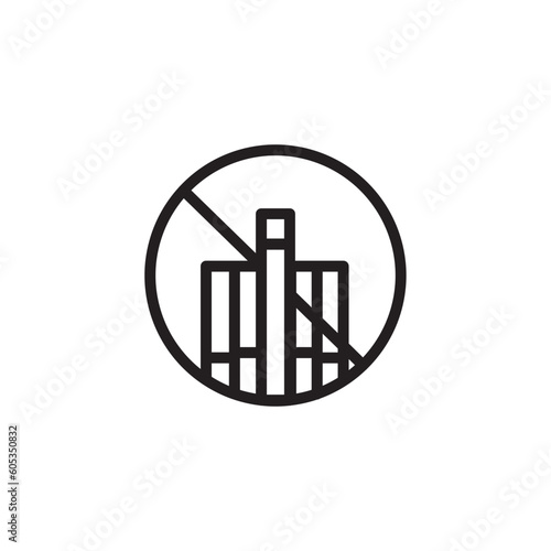 Addict Cancer Smoking Outline Icon