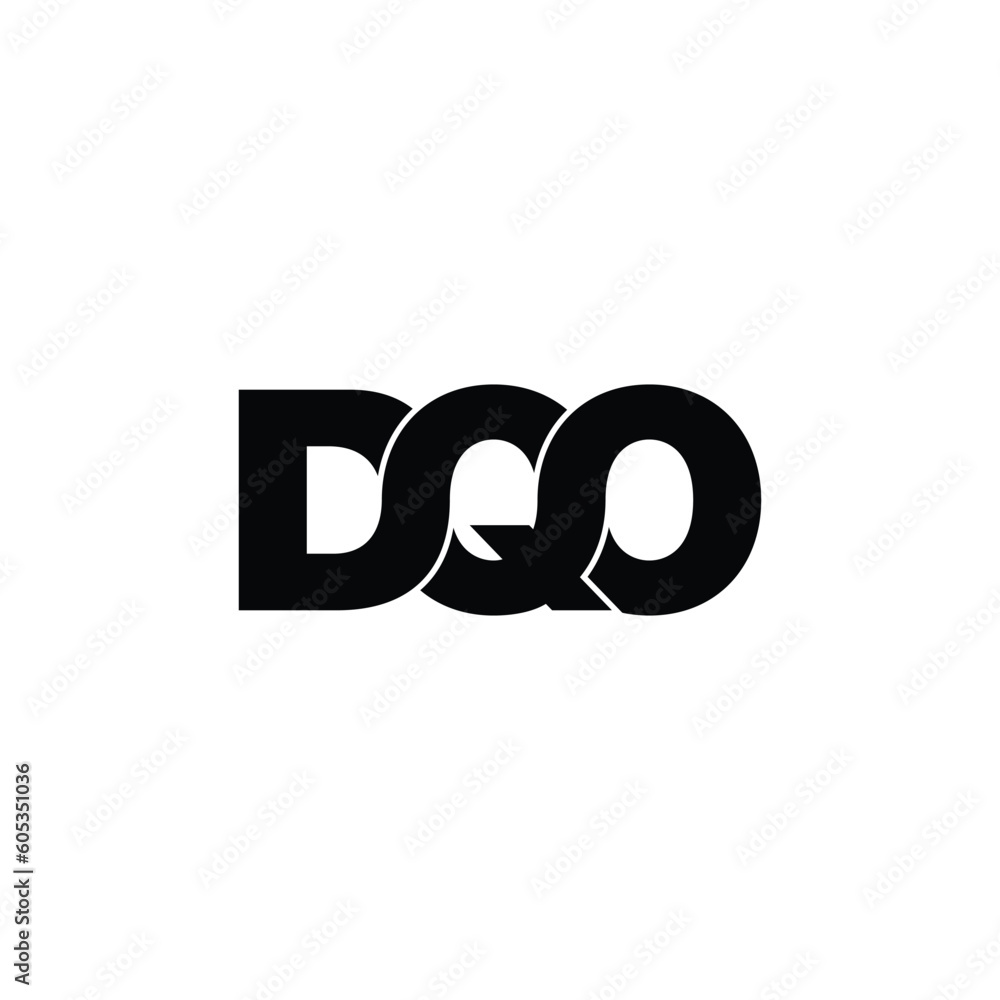 DQO letter monogram logo design vector DQO letter monogram logo design vector
