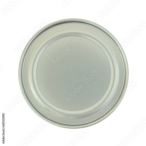 canned food isolated with clipping path