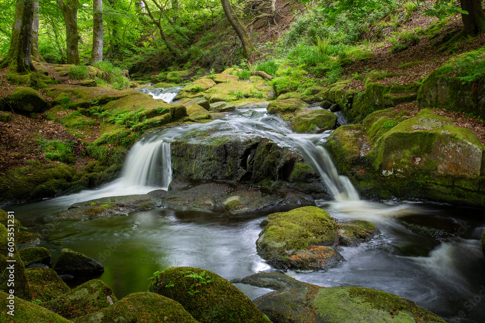 Cloghleagh Falls in Wicklow, Ireland Cloghleagh Falls in Wicklow, Ireland