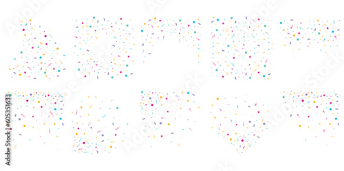 Colorful Confetti Set Collection