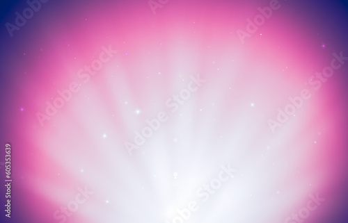 Pink sparkle rays glitter lights with bokeh elegant lens flare abstract background. Vintage or retro tone background.