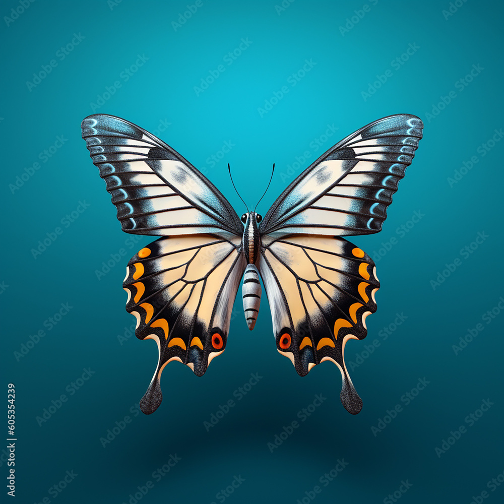 a photo of butterfly made with generative AI a photo of butterfly made with generative AI
