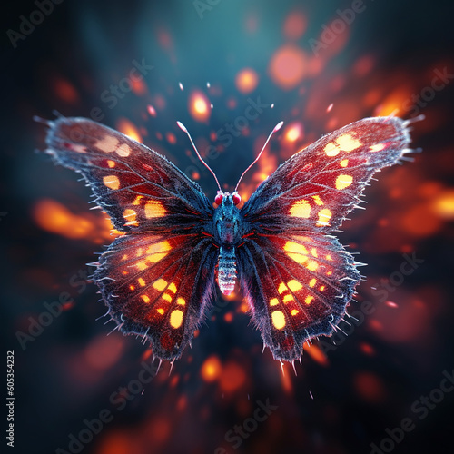 a photo of butterfly made with generative AI © Achochelu
