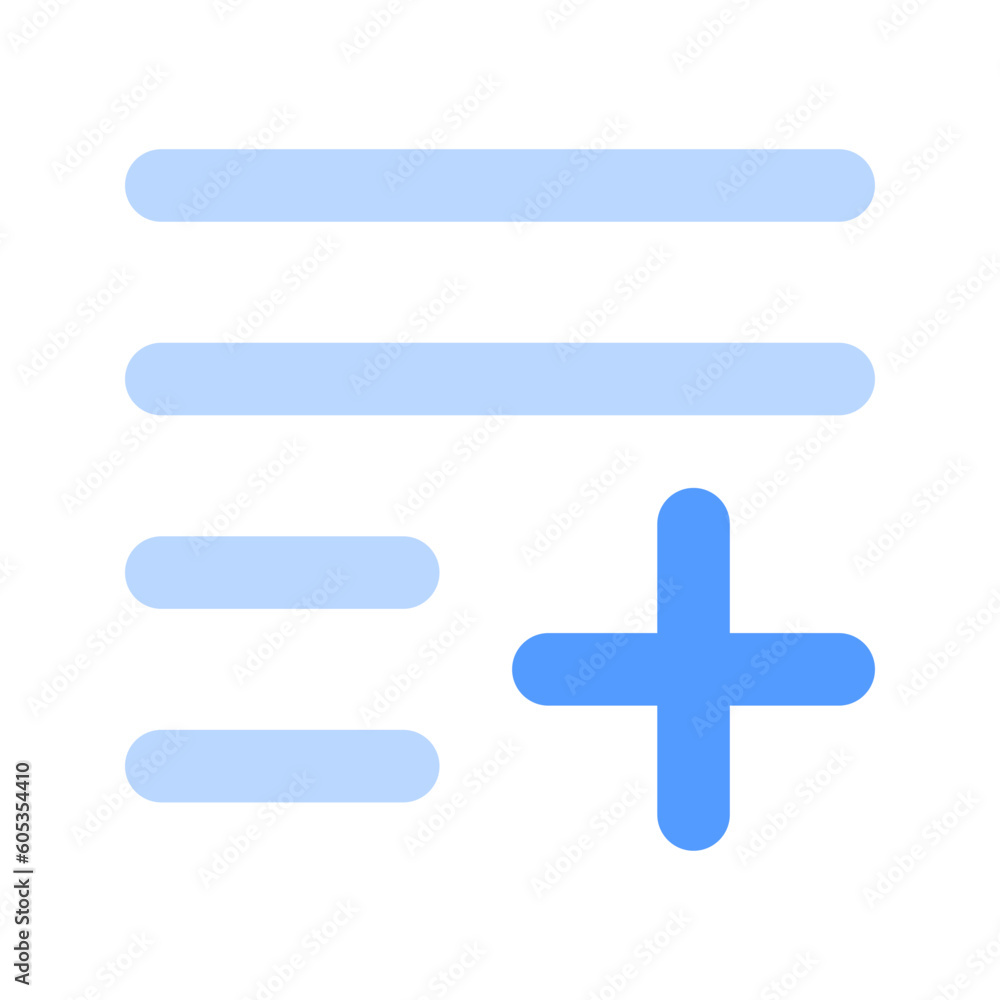 Fototapeta premium playlist duotone icon