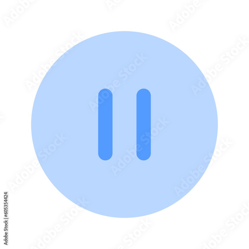 pause duotone icon