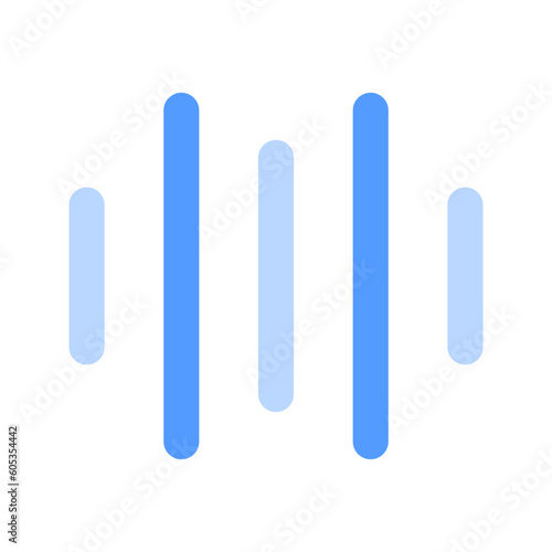 sound waves duotone icon