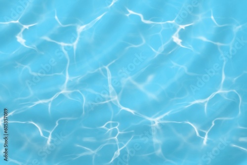 Illustration image of blue water with highlight and shadow wave surface background wallpaper 