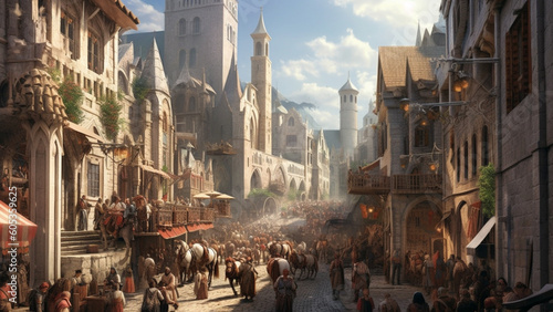 Medieval City : Generative AI