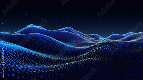 Abstract linear waves pattern background