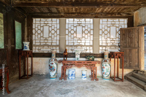 Chinese classical style halls and furniture