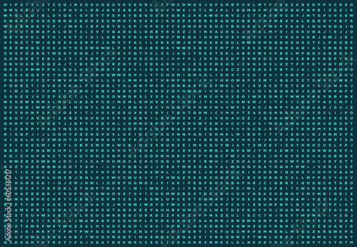 Letters Grid Pattern background