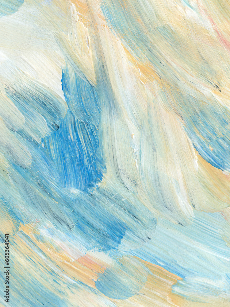 Obraz premium Hand Painted Acrylic Texture. Abstract Background.