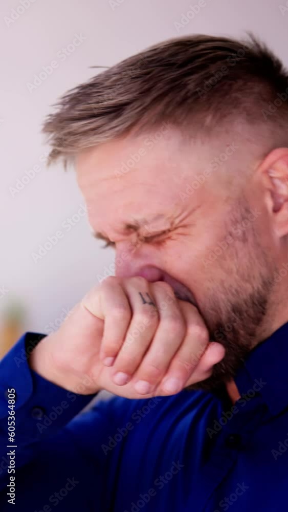 Bad Smell Dental Breath And Hand Near Mouth Bad Smell Dental Breath And Hand Near Mouth