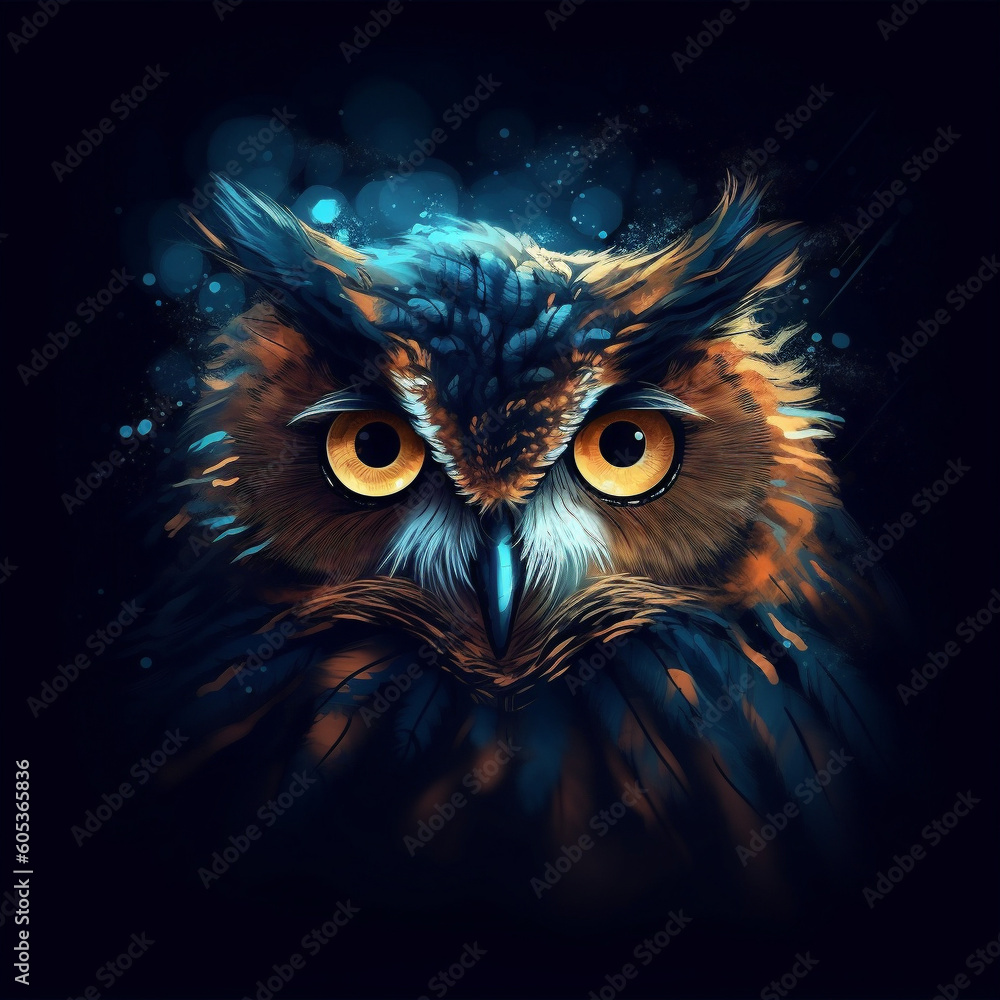Generative AI, Cute Owl Generative AI, Cute Owl