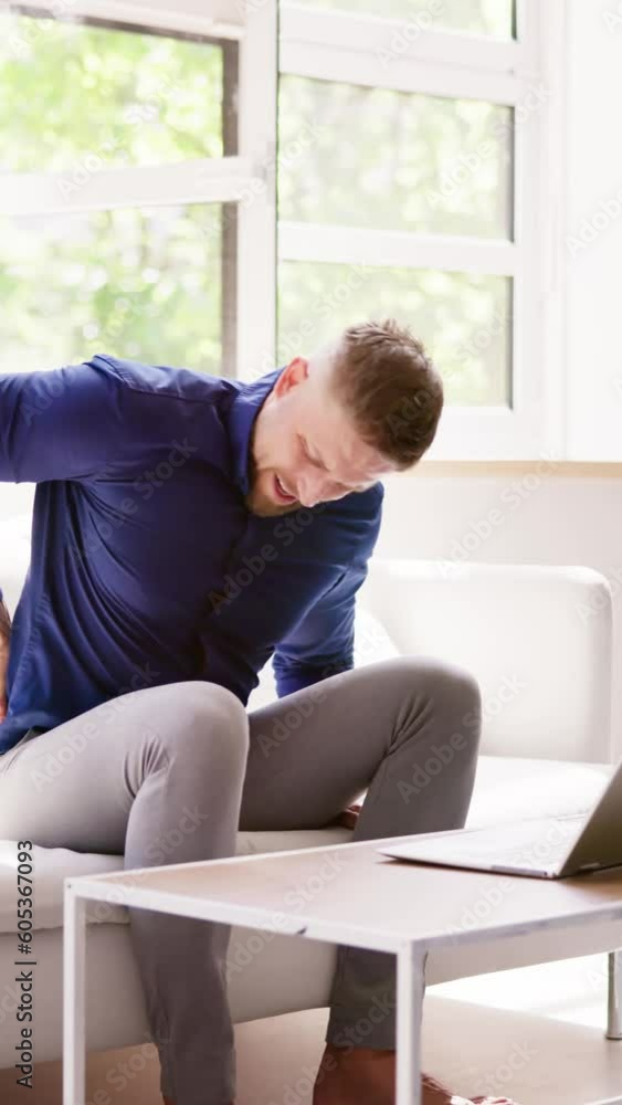 Neck Pain And Stress. Bad Posture At Computer Neck Pain And Stress. Bad Posture At Computer