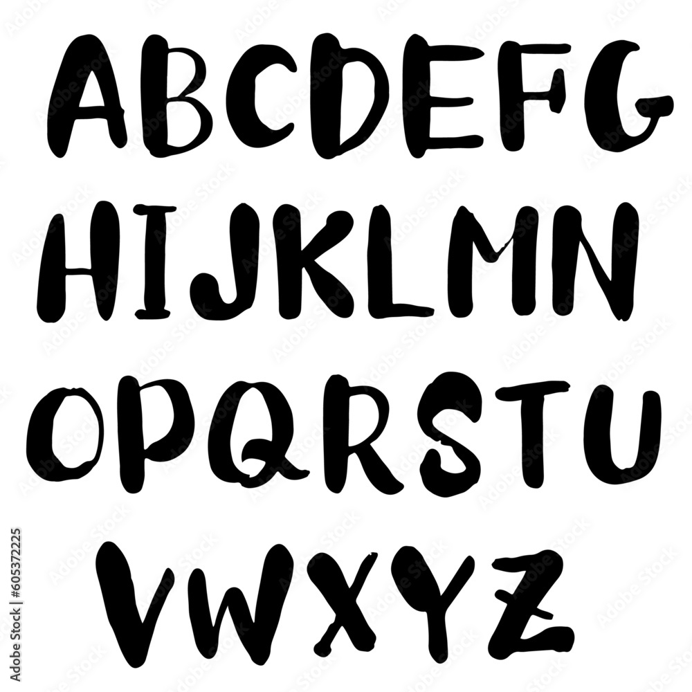 筆文字 アルファベット 筆文字 アルファベット