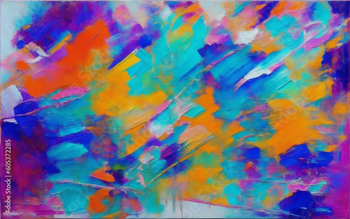 colorful abstract art, watercolor, create with generative Ai © @supi