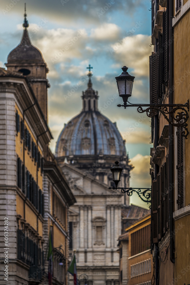 Eglises dans le centre historique de Rome