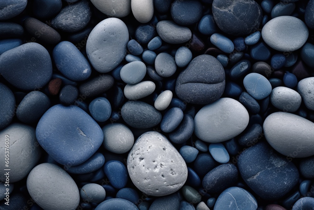 Beautiful background of rocks, stones, and pebbles for decorative us. Generative AI Beautiful background of rocks, stones, and pebbles for decorative us. Generative AI