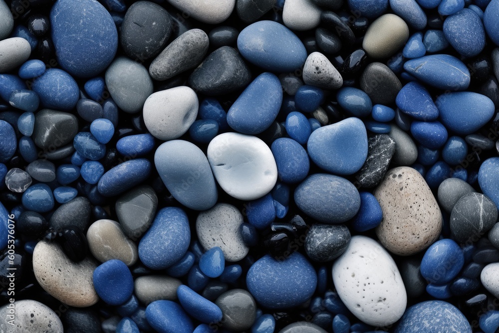 Beautiful background of rocks, stones, and pebbles for decorative us. Generative AI Beautiful background of rocks, stones, and pebbles for decorative us. Generative AI