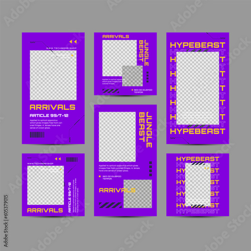 Wallpaper Mural Bundle of Social Media Post Template for Digital Marketing Torontodigital.ca