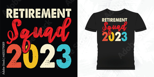 Funny Retirement Pension Retired Retro Vintage Retirement T-shirt Design