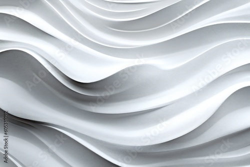 Abstract White Silky Smooth Elegant Ornate Texture Generative AI © LayerAce.com