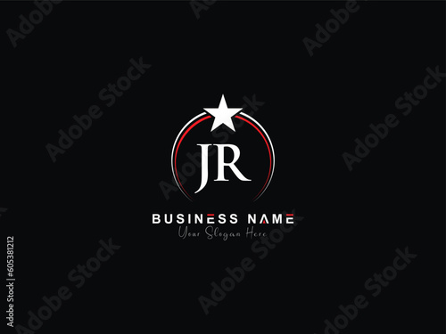 Jr abstract logo, premium Jr rj initial logo icon