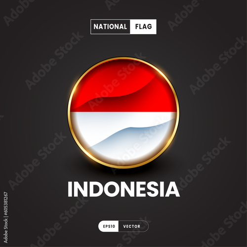 Flag of Indonesia vector illustration. Asia Flag 3D EPS10 Free Download Flag of Indonesia vector illustration. Asia Flag 3D EPS10 - GFXLoad