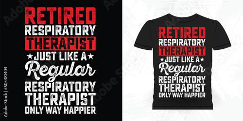 Funny Retirement Pension Retired Retro Vintage Retirement T-shirt Design