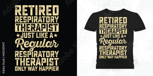 Funny Retirement Pension Retired Retro Vintage Retirement T-shirt Design
