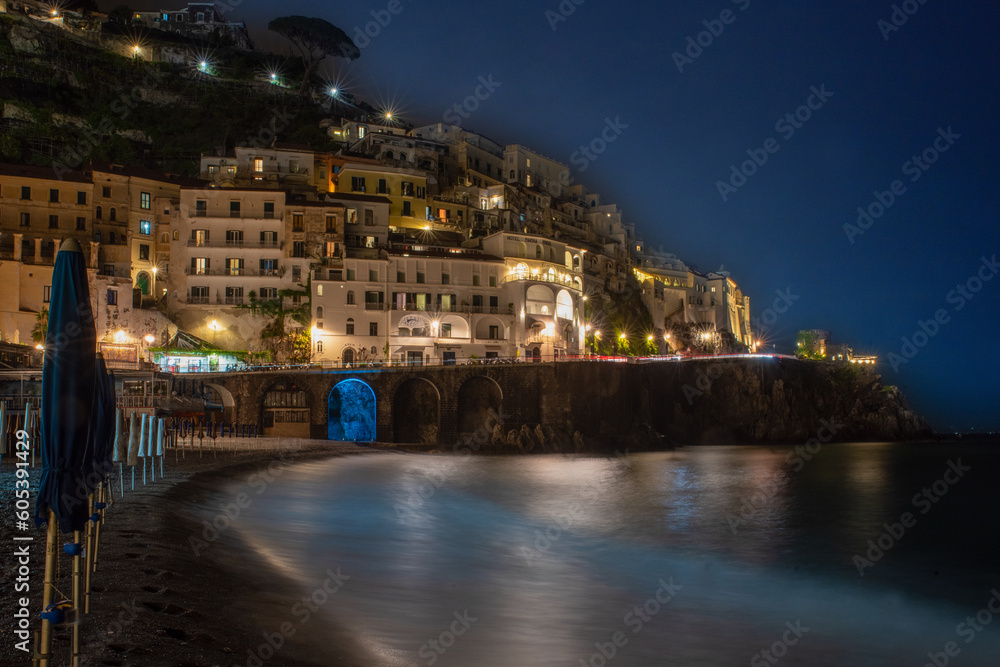 Amalfi bei Nacht (Amalfiküste)
