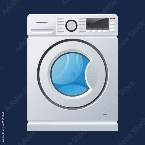 Illustration of a washing machine