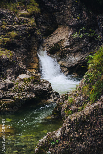 Kuhflucht Wasserfall, Wasserfall, Garmisch, Fels