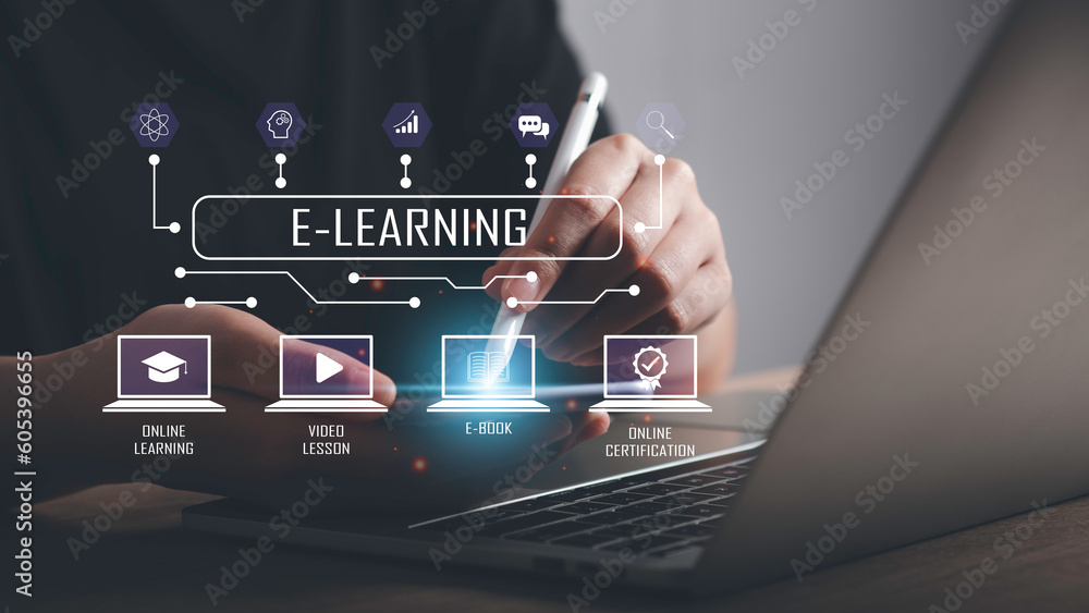 Education online course or E learning concept Graduate certificate Education online course or E learning concept Graduate certificate