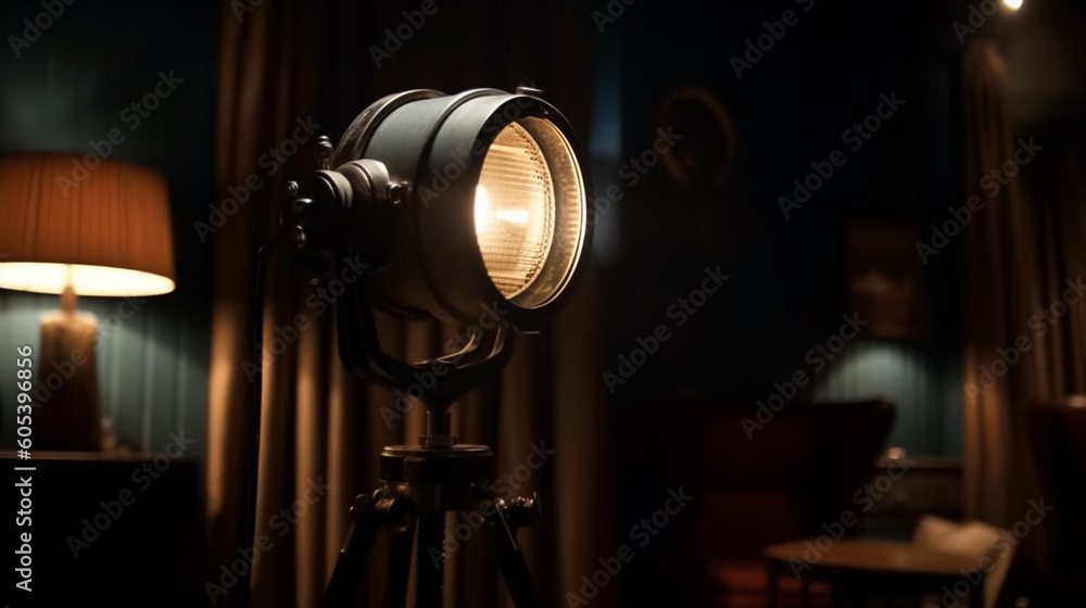 Fototapeta premium Spot light . Generative Ai