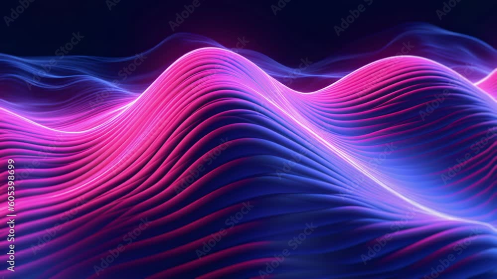 Ethereal Digital Technilogy Neon Waves of Light, Generative AI Ethereal Digital Technilogy Neon Waves of Light, Generative AI