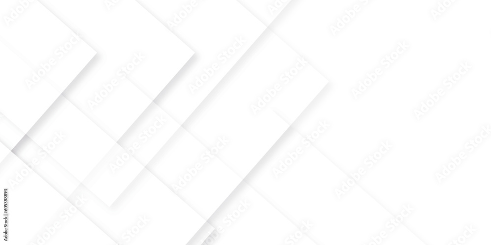 Modern Abstract white background design with layers of textured white transparent material in triangle and squares shapes. White color technology concept geometric line vector background. Modern Abstract white background design with layers of textured white transparent material in triangle and squares shapes. White color technology concept geometric line vector background.