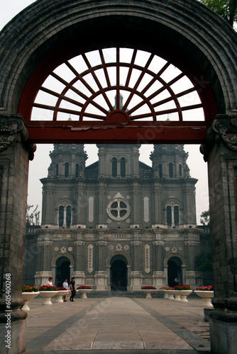 Church and Gate, Beijing, China