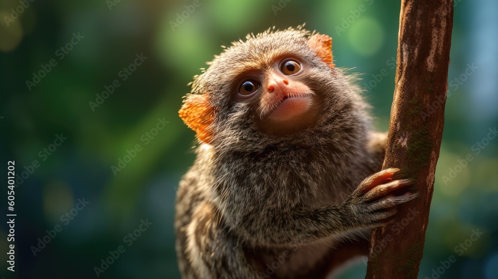 Pygmy Marmoset. Generative AI Pygmy Marmoset. Generative AI