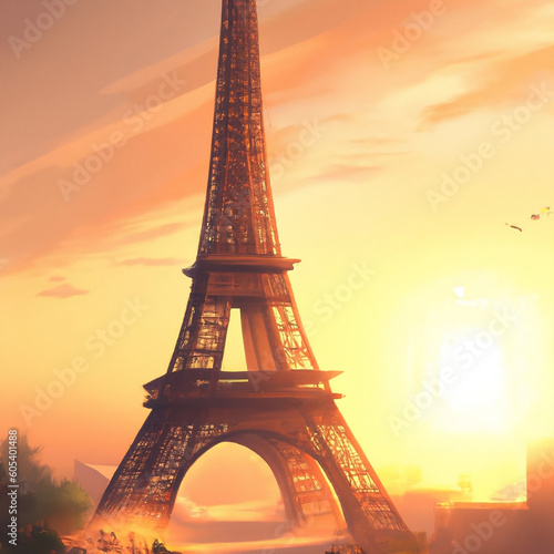 Sunrising in Paris 