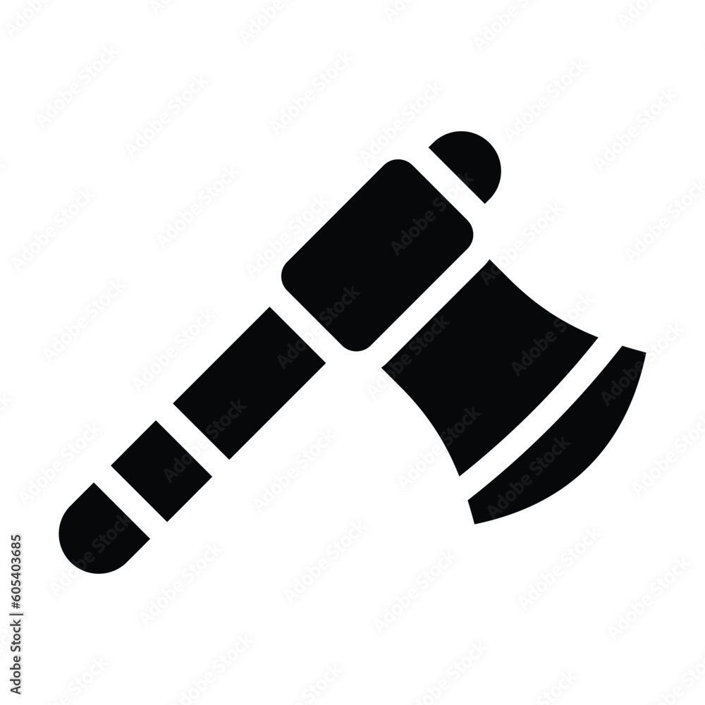 axe line icon illustration vector graphic axe line icon illustration vector graphic