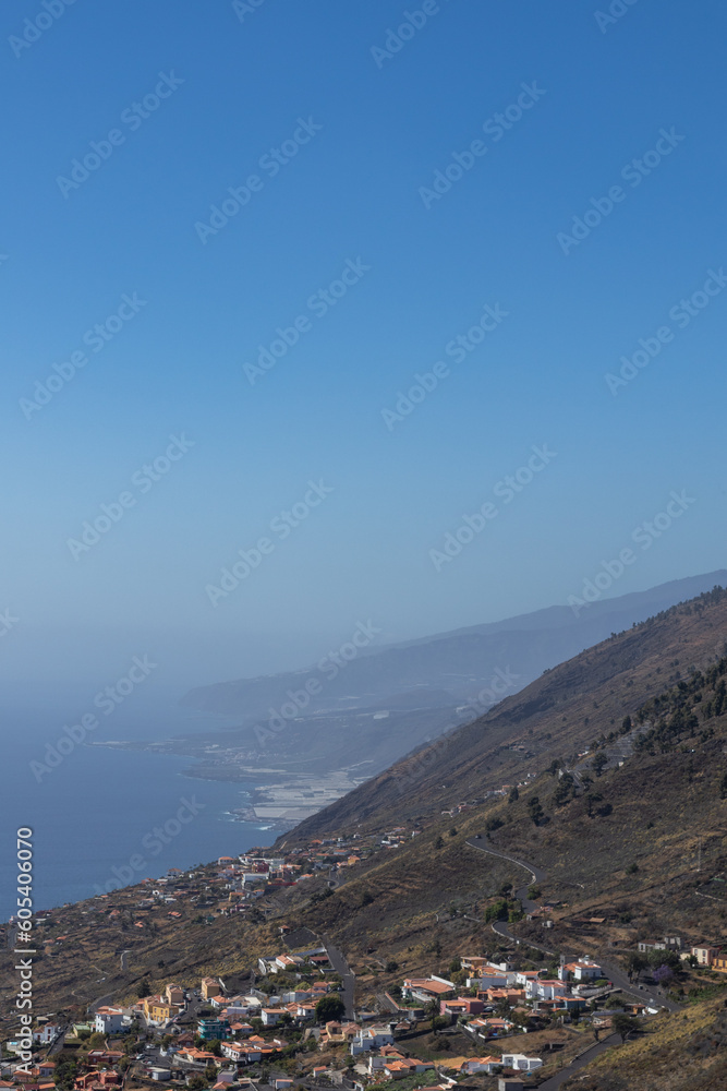 La Palma coastline, a volcanic island. La Palma coastline, a volcanic island.