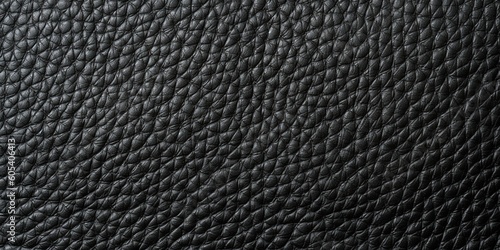 black leather texture background, generative ai