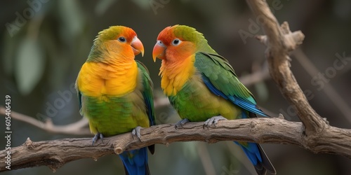 Lovebirds, Love expression, Generative AI © Dipankar