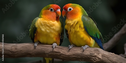 Lovebirds, Love expression, Generative AI © Dipankar