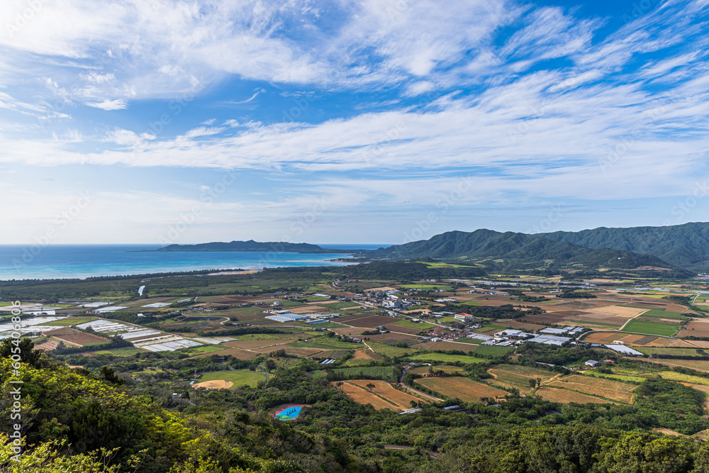 沖縄県・石垣島　バンナ公園展望台から望む絶景
