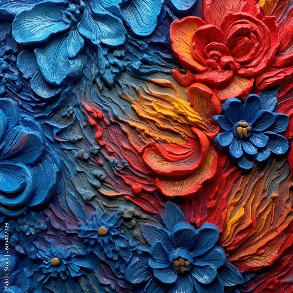 abstract background with flowers abstract background with flowers