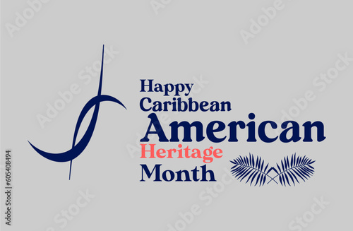 caribbean american heritage month, background template